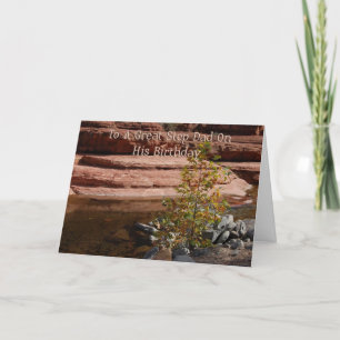 Carte d'anniversaire Step Papa