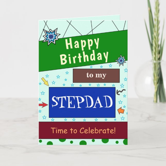 Carte d'anniversaire Stepdad (Devant)