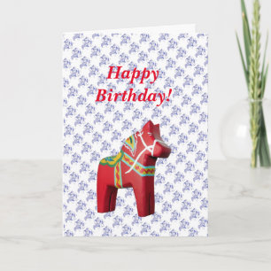 Carte d'anniversaire suédoise