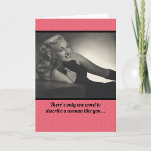 Carte d'anniversaire Super Diva