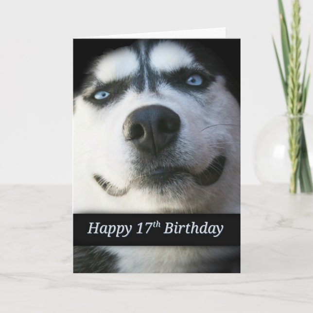 Carte d'anniversaire Super Mignonne pour 17 ans (Devant)