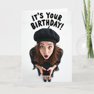Carte d'anniversaire Surprise Suave