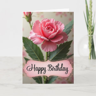 Carte d'anniversaire Sweet Petal