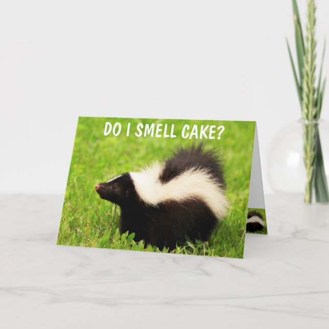 Carte d'anniversaire Sweet Skunk (Devant)