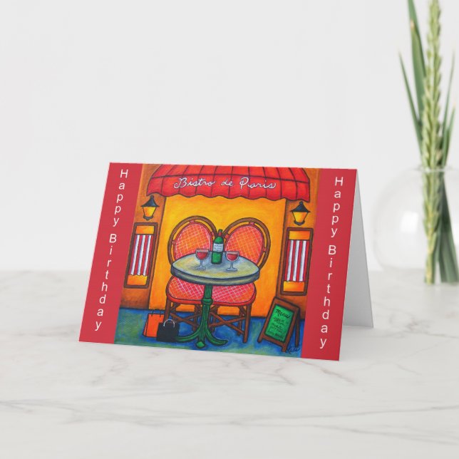 Carte d'anniversaire "Table for Two" (Devant)