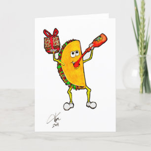 Carte d'anniversaire Taco Drink Tobaasco