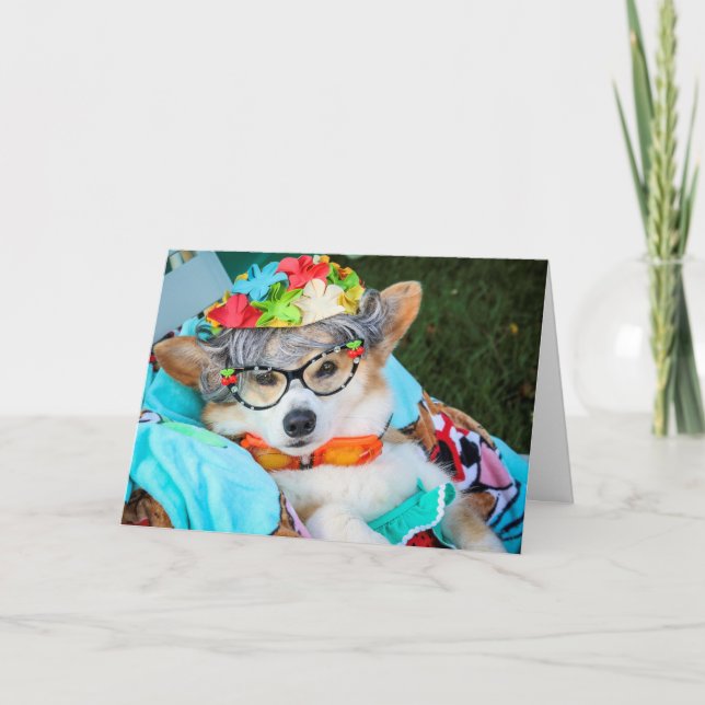 Carte d'anniversaire Tante Gussy (Devant)