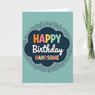 Carte d'anniversaire Teintes Enjouées