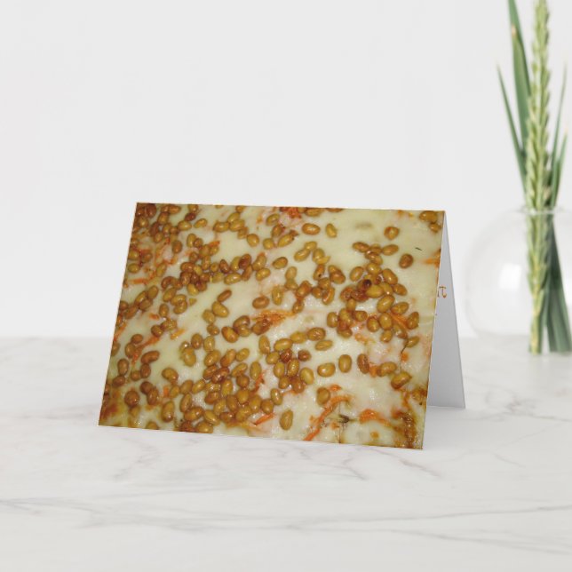 Carte d'anniversaire "Thai Chicken Pizza" (Devant)