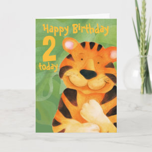 Carte d'anniversaire Tiger 2 aujourd'hui