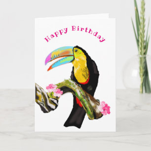 Carte d'anniversaire Toco Toucan