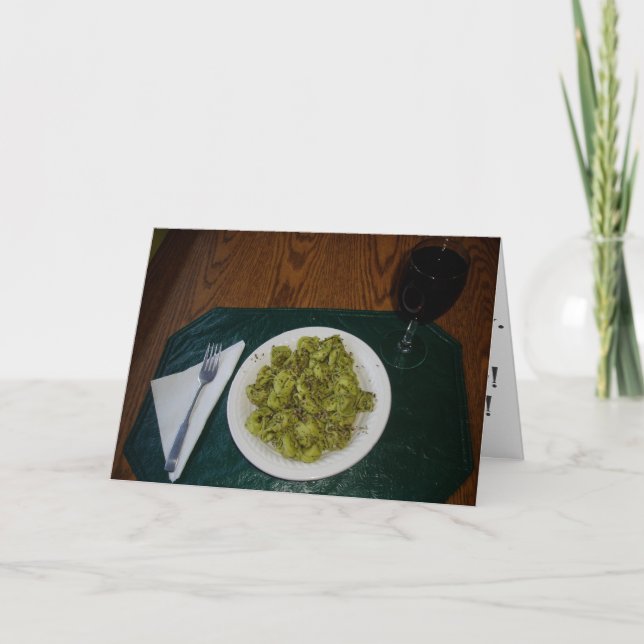 Carte d'anniversaire "Tortellini" (Devant)