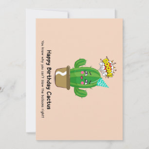 Carte d'anniversaire très drôle