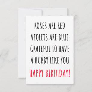 Carte d'anniversaire très romantique pour lui, mar