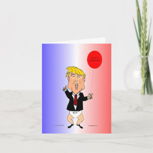 Carte d'anniversaire Trump