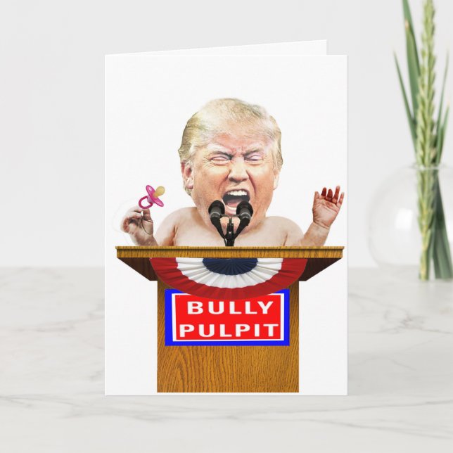 Carte d'anniversaire Trump Tantrum (Devant)