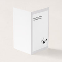 Carte d'anniversaire. Un petit oiseau m'a dit...