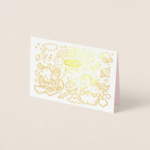 Carte d'anniversaire Unicorn et Pony