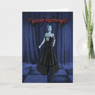 Carte d'anniversaire Vampire