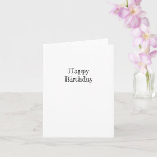 Carte d'anniversaire vide