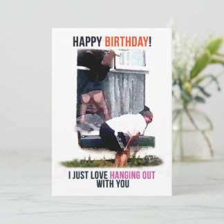 Carte d'anniversaire vidéo virale femmes fenêtre t