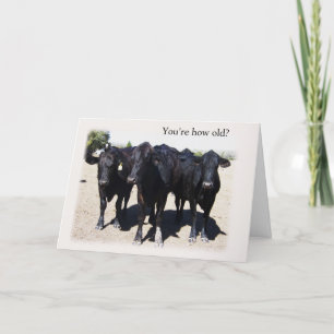Carte d'anniversaire "Vieillir"