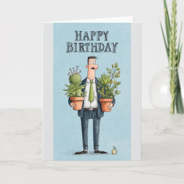 Carte d'anniversaire vierge (Devant)