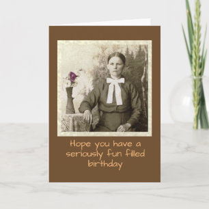 Carte d'anniversaire vintage