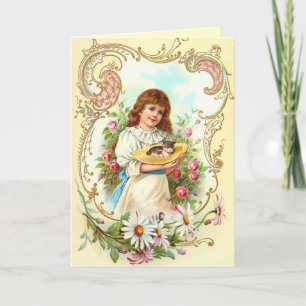 Carte d'anniversaire vintage