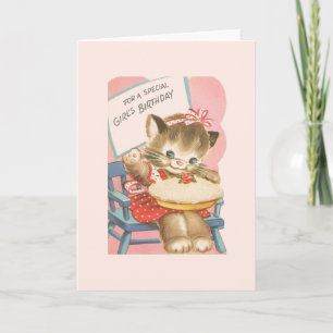 Carte d'anniversaire vintage