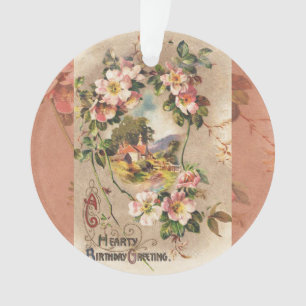 Carte d'anniversaire vintage