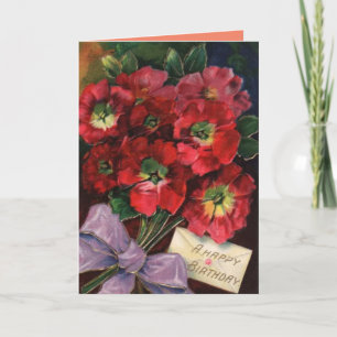 Carte d'anniversaire vintage