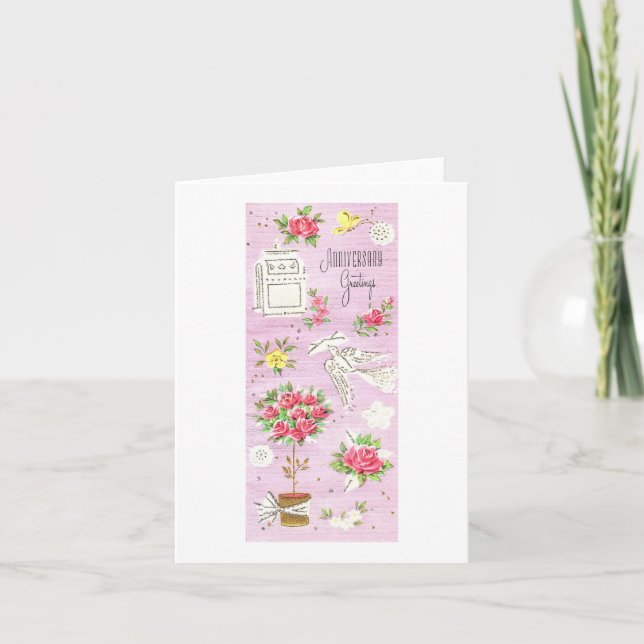 Carte d'anniversaire vintage (Devant)