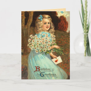 Carte d'anniversaire vintage