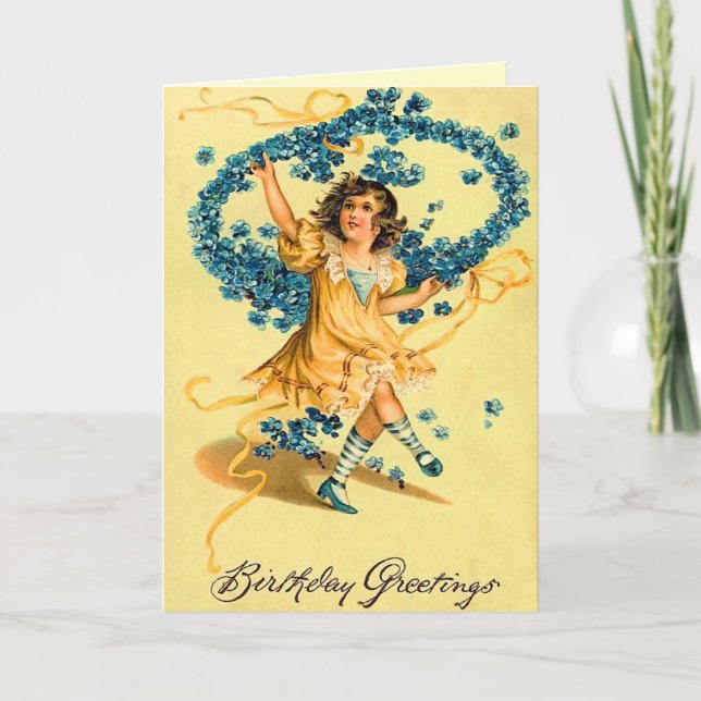 Carte d'anniversaire vintage (Devant)