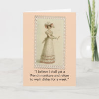Carte d'anniversaire vintage Ackerman