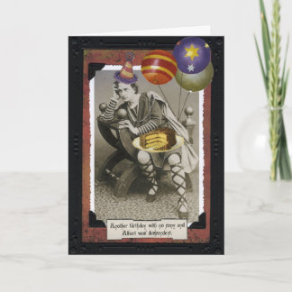 Carte d'anniversaire vintage - Albert