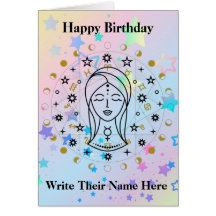 Carte d'anniversaire Virgo Astrologie 23 août-22 s