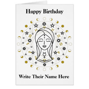 Carte d'anniversaire Virgo Astrologie 23 août-22 s