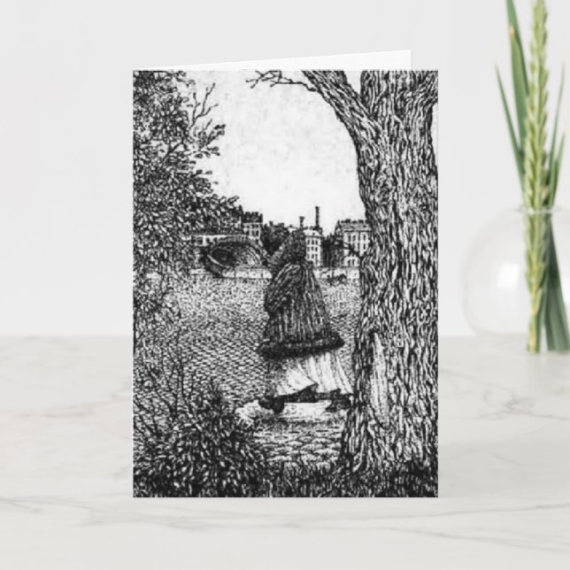 Carte d'anniversaire - visage anonyme (Devant)