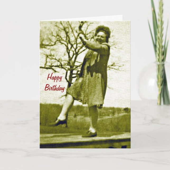 Carte d'anniversaire vraiment joyeux (Devant)