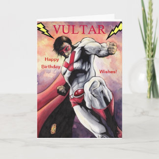 Carte d'anniversaire Vultar