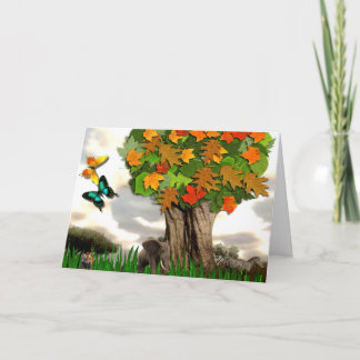 Carte d'anniversaire Wild Friends