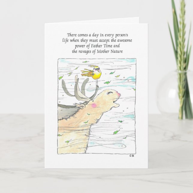 Carte d'anniversaire "Windy" (Devant)