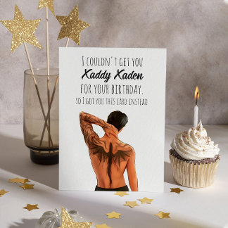 Carte d'anniversaire Xaddy Xaden personnalisée