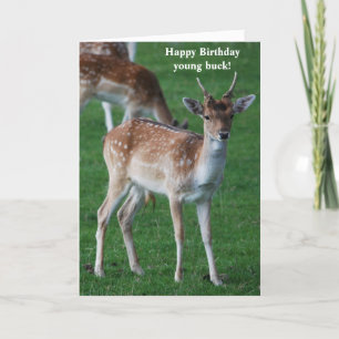 Carte d'anniversaire Young Buck