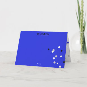 Carte d'anniversaire Zeta Phi Beta pliée