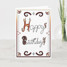 Carte d'anniversaire Zodiac