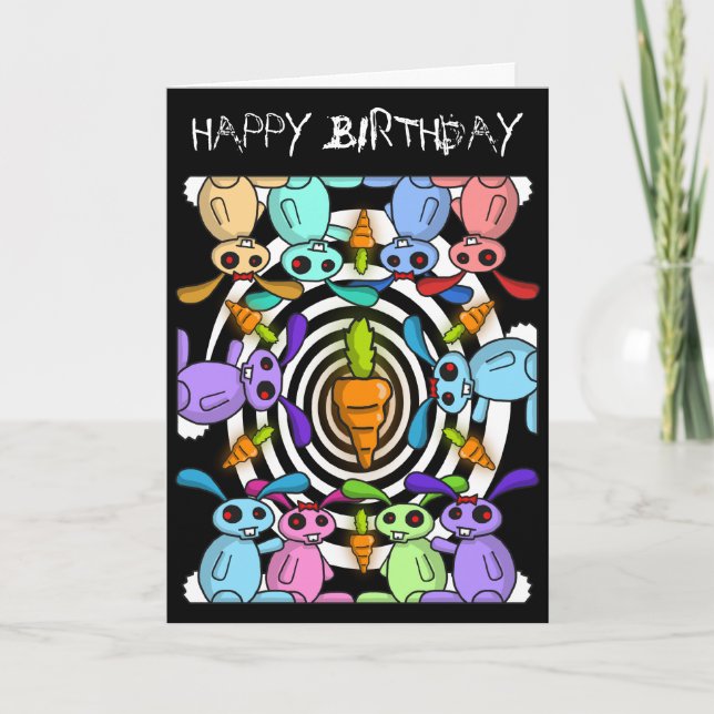 Carte d'anniversaire Zombunz (Devant)