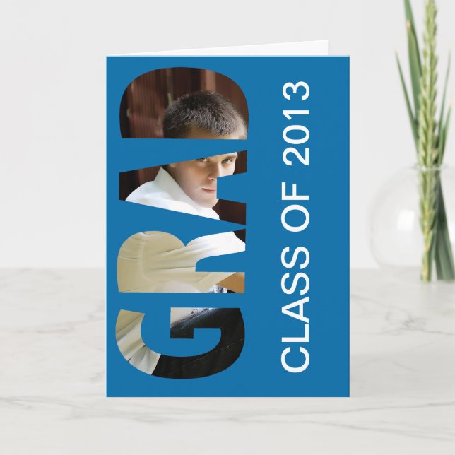 Carte d'annonce de découpe GRAD personnalisée (ble (Devant)